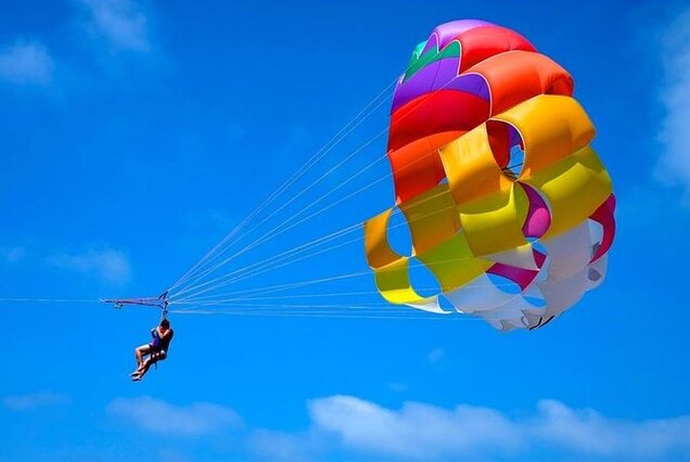 parasailing